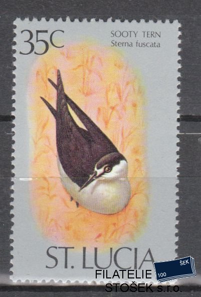 St. Lucia známky Mi 390 - Ptáci