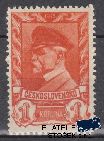 ČSSR známky 385 DV ryska v límci
