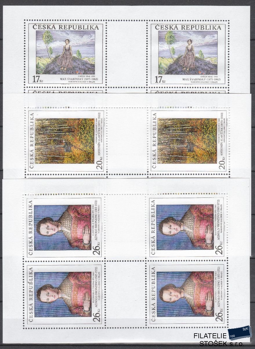 Česká republika známky 383-85 PL