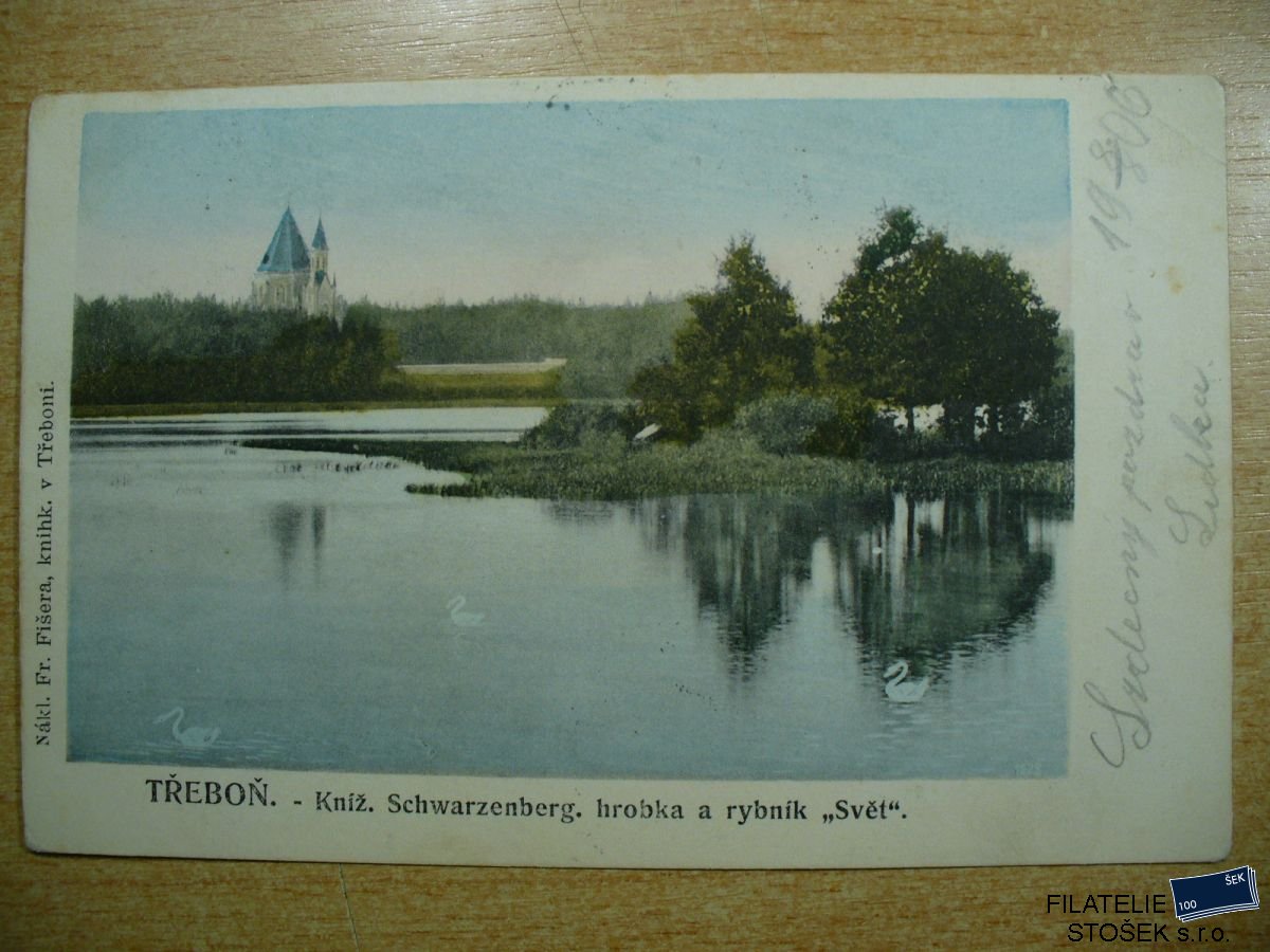 Třeboň - Knížecí hrobka, rybník Svět - Pohledy