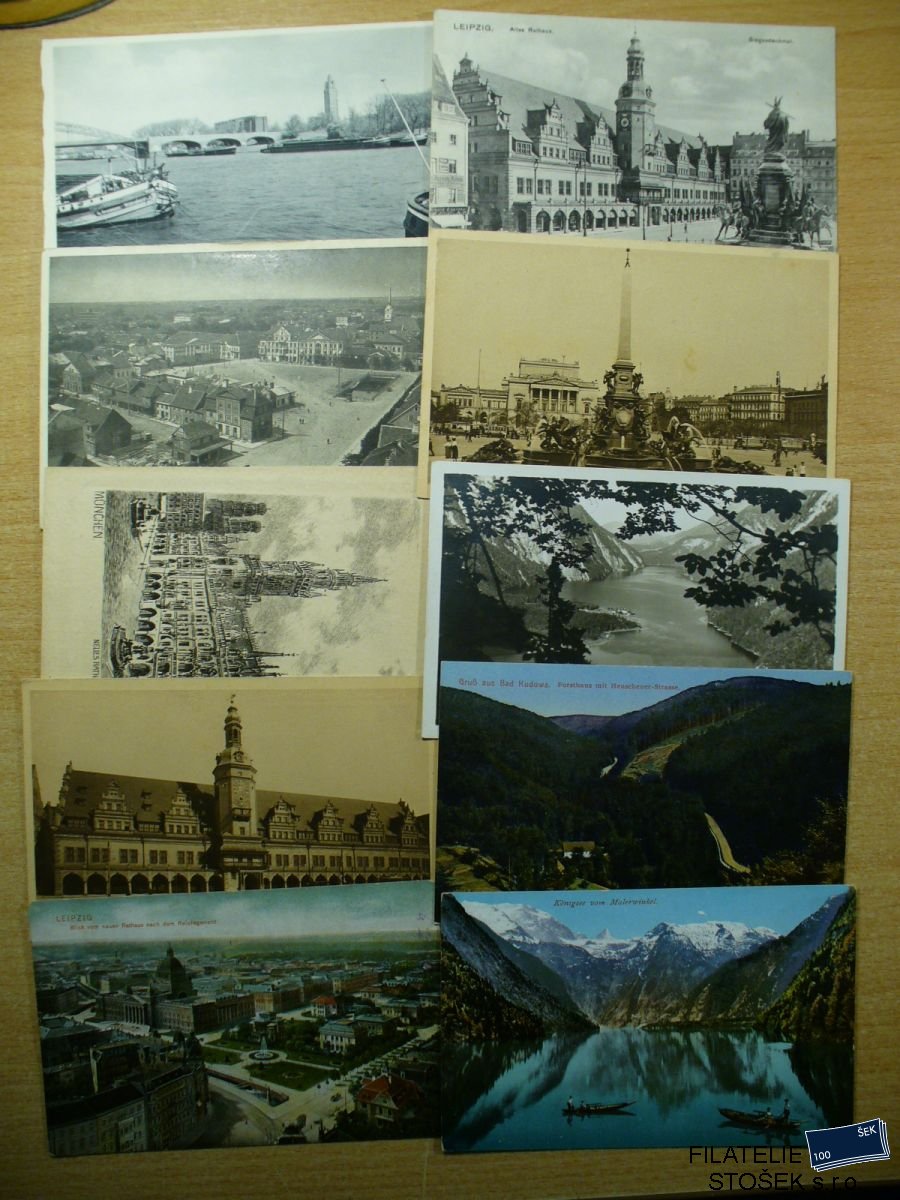Německo - Partie pohlednic