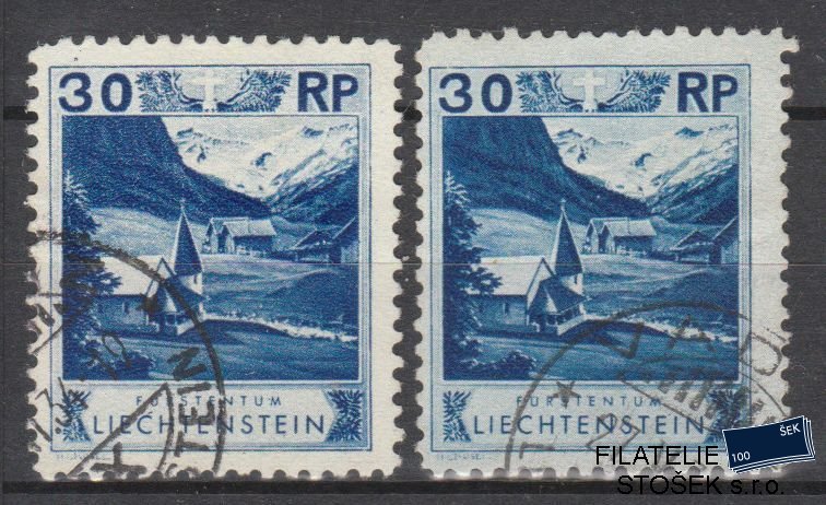 Liechtenstein známky Mi 99 A Sestava