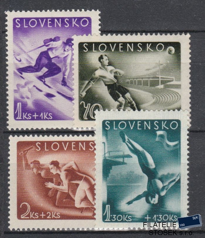 Slovenský štát známky 111-14