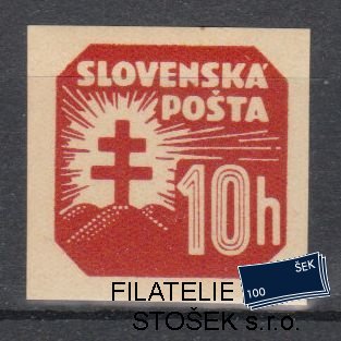 Slovenský štát známky NV 14y - Svislý rastr
