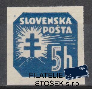 Slovenský štát známky NV 11Y Průsvitka 1
