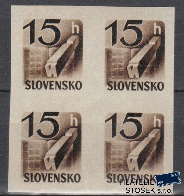 Slovenský štát známky NV 24 4 Blok