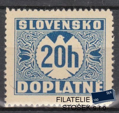 Slovenský štát známky DL 03y Svislý rastr