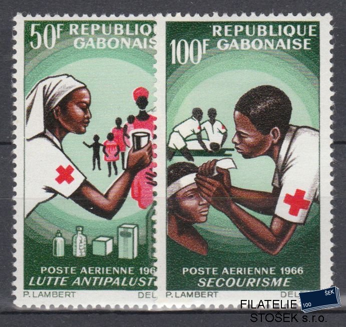 Gabon známky Mi 236-37