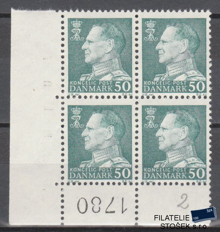 Dánsko známky 394 4 Blok
