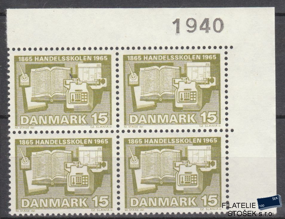 Dánsko známky 426x 4 Blok