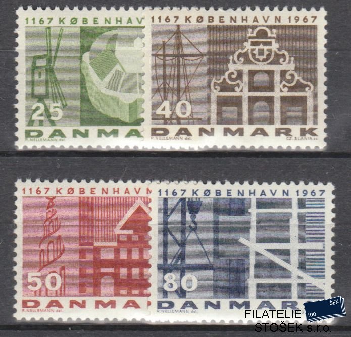 Dánsko známky 451-54x