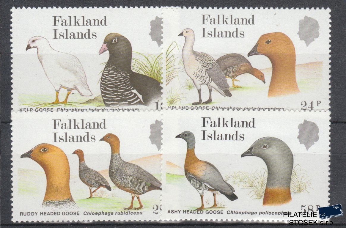 Falkland Islands známky Mi 480-83 - Ptáci