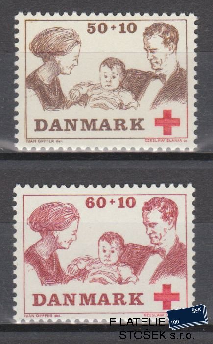 Dánsko známky 488-89