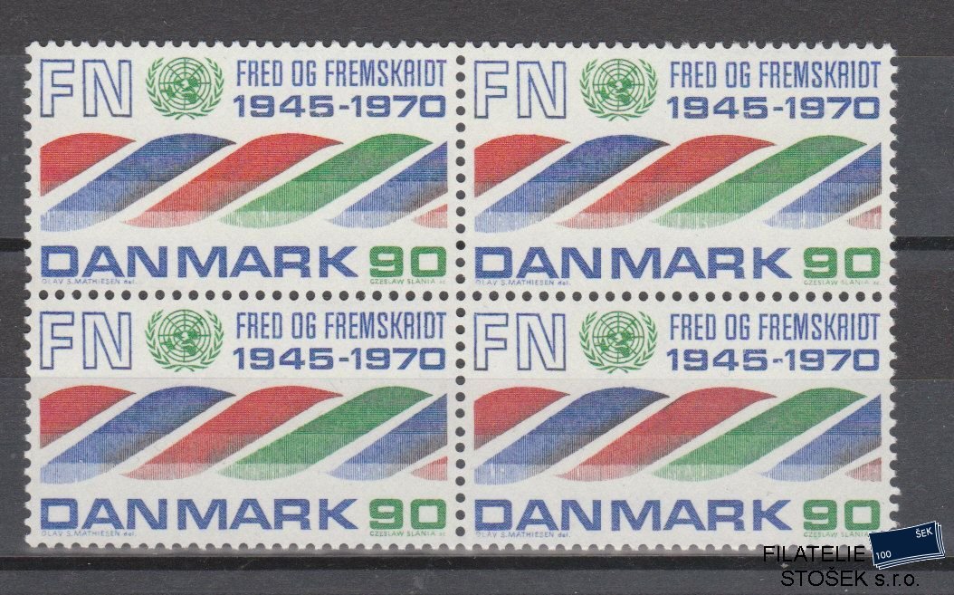 Dánsko známky 505 4 Blok