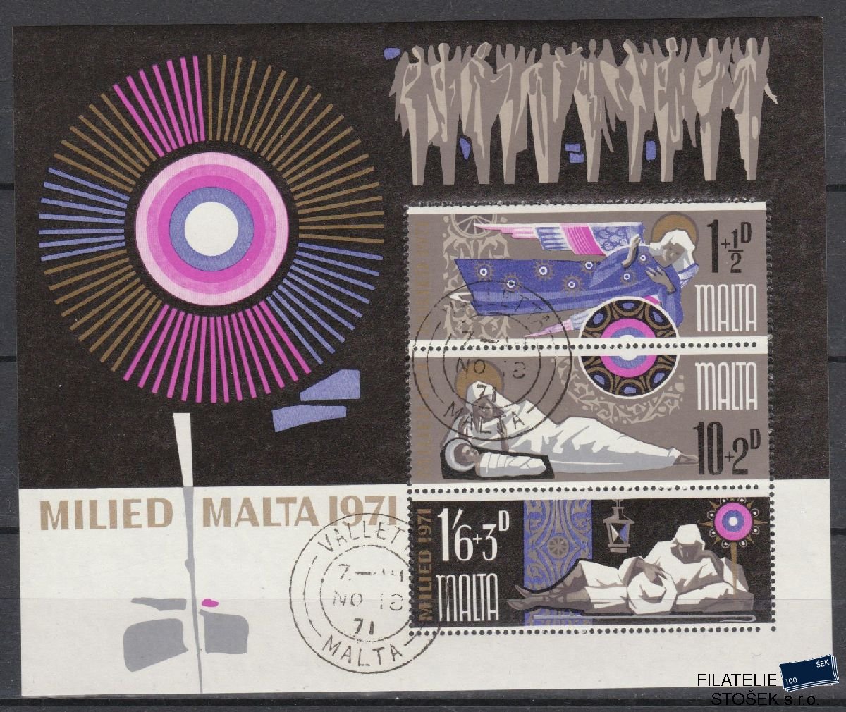 Malta známky Mi Blok 1