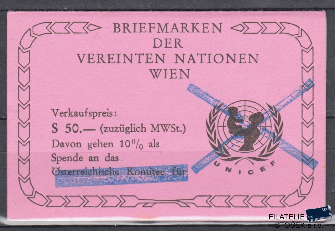 OSN Rakousko známky Mi 9-10 - Známkový sešitek