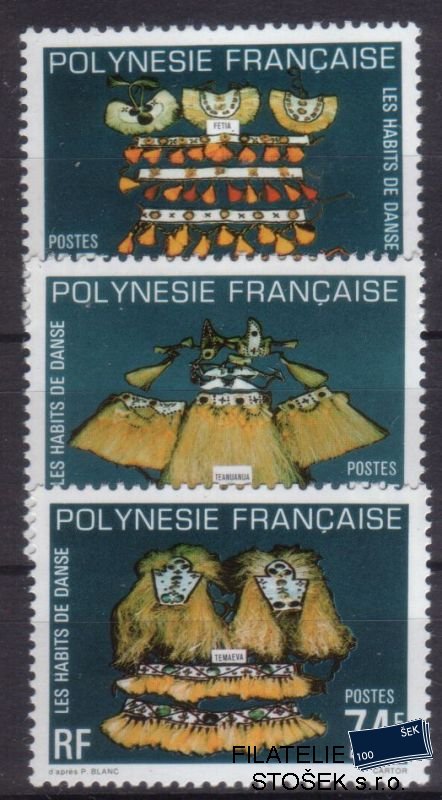 Polynésie známky Mi 287-9