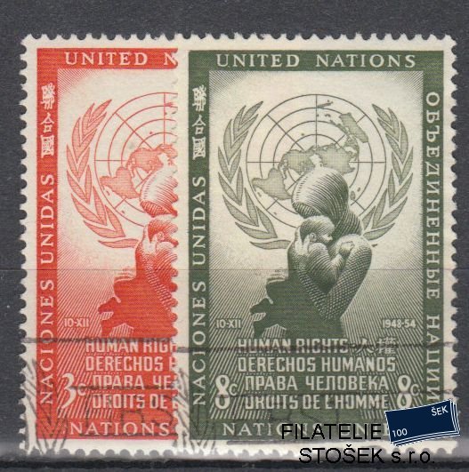 OSN USA známky Mi 33-34