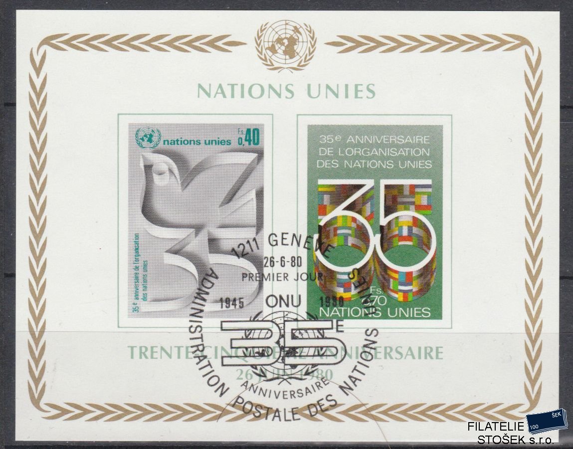 OSN Švýcarsko známky Mi Blok 2