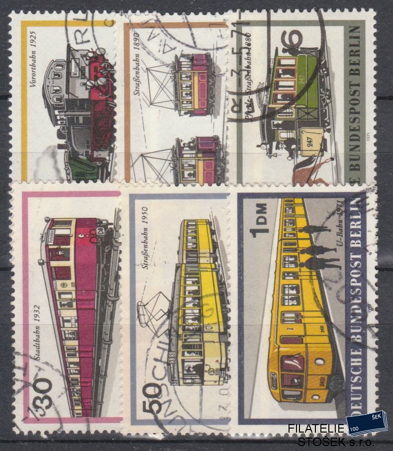 Berlín známky Mi 379-84