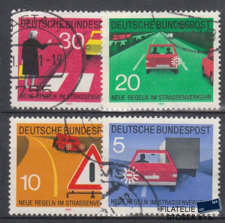 Bundes známky Mi 670-73