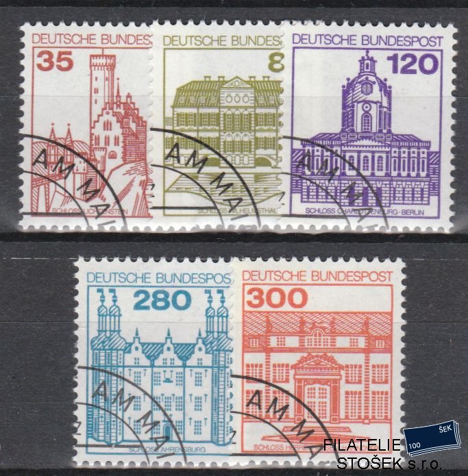 Bundes známky Mi 1139-43