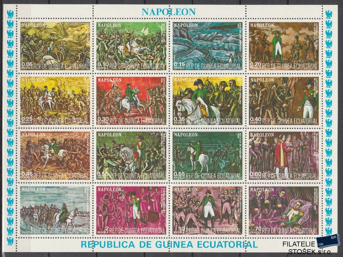 Guinea Equatorial známky Mi 1165-80