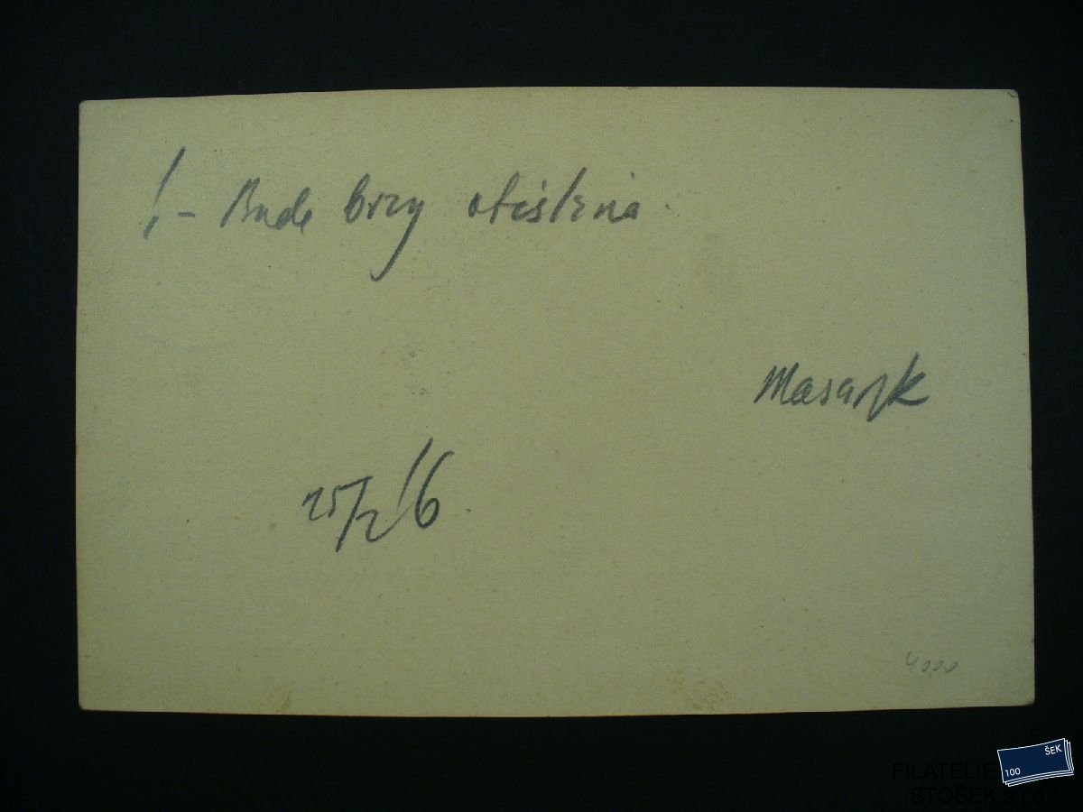 ČSR I celistvosti - podpis Masaryka 25.II. 1916
