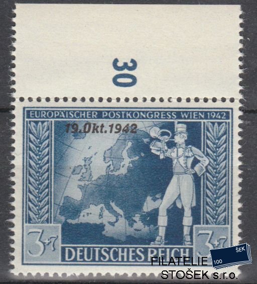 Deutsches Reich známky Mi 823 Počítadlo