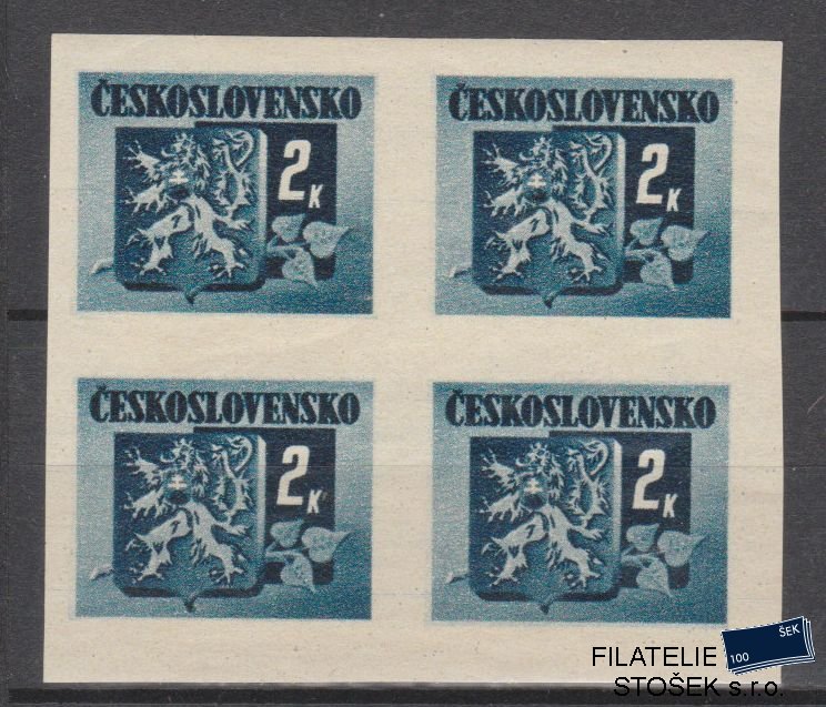 ČSSR známky 366A 4 Blok