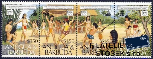 Antig.and Barbuda Mi 1207-10+Bl.151