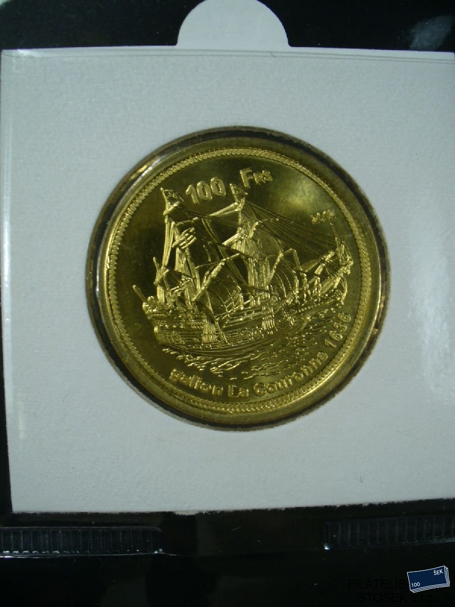 Bassas da India mince - 100 Francs 2012