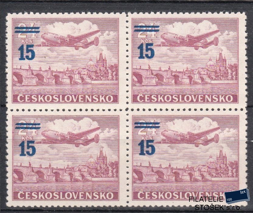 ČSSR známky L 31 4 Blok Světlý