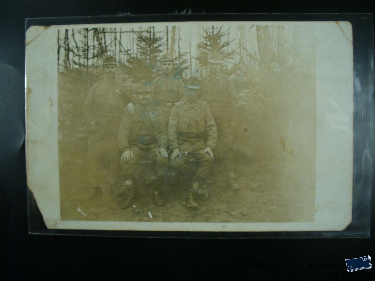 Vojenská pohlednice - Fotografie vojáků