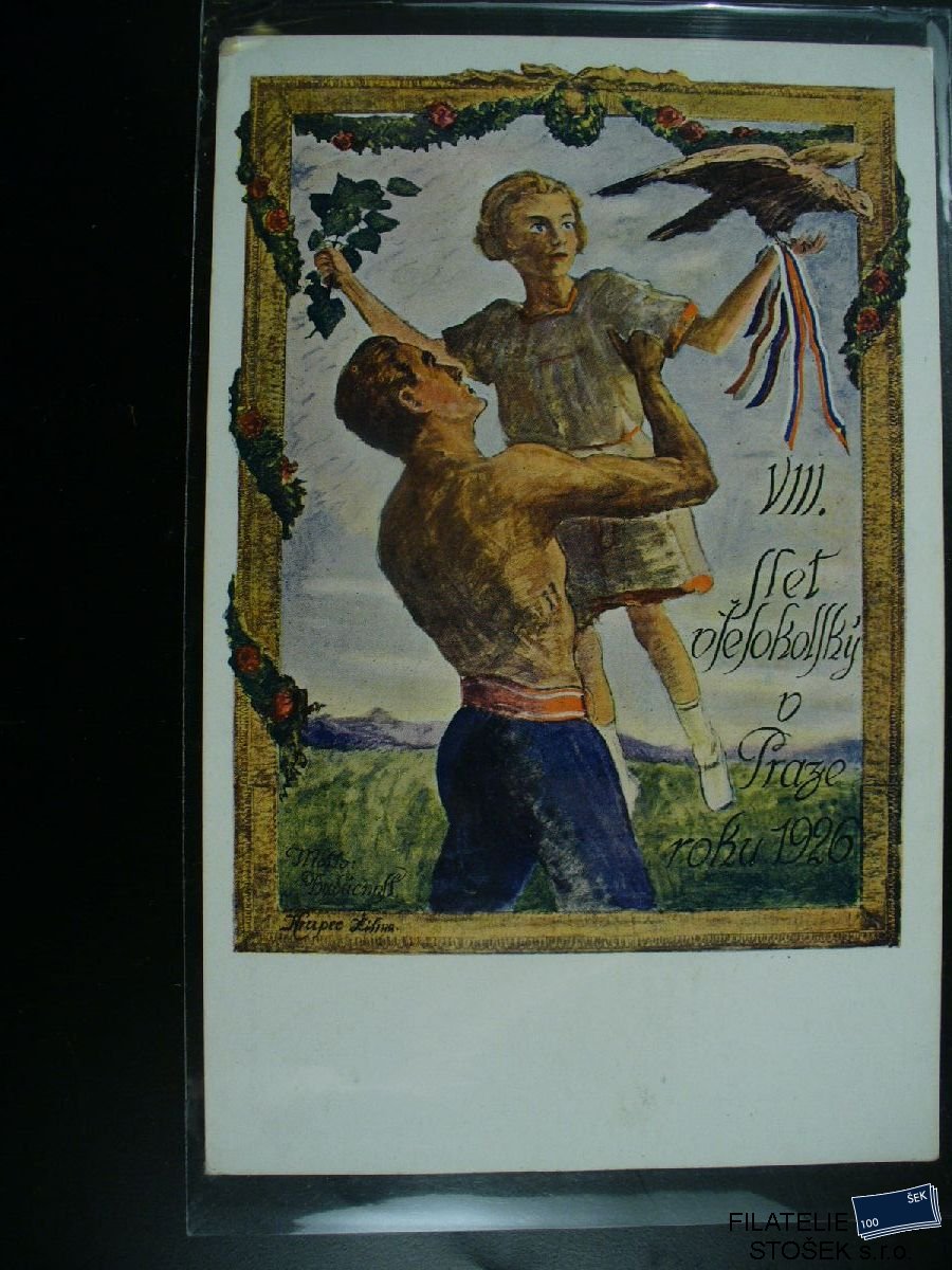 Pohlednice - Všesokolský slet 1926