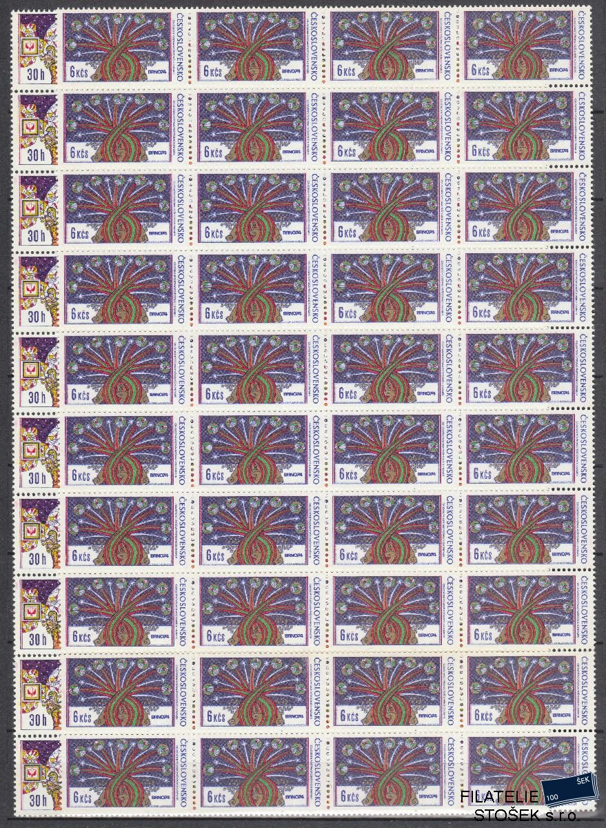 ČSSR známky 2091-92 40 Blok