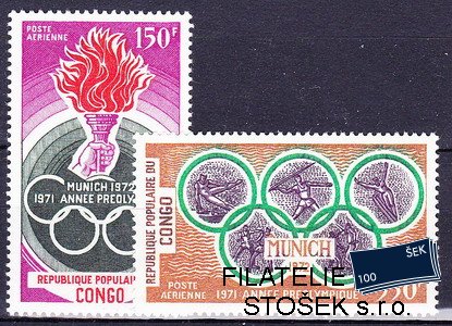 Congo fr. známky Mi 0312-3