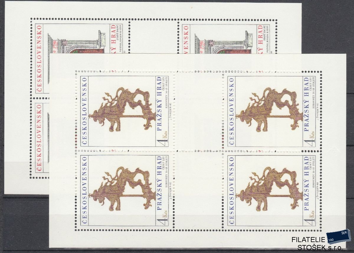 ČSSR známky 2455-56 Tiskové listy