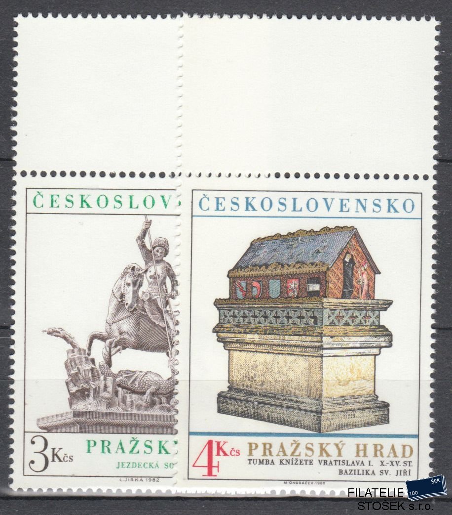 ČSSR známky 2549-50 Kupón