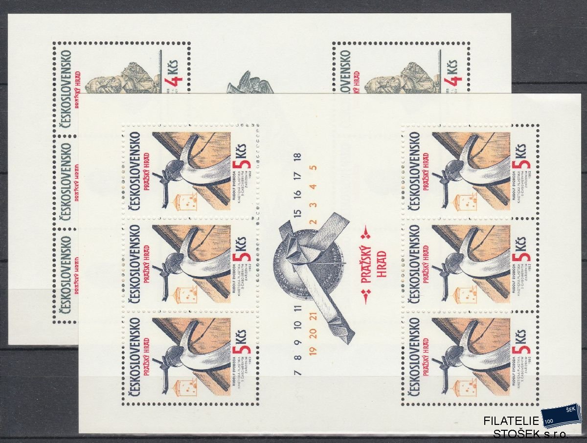 ČSSR známky 2598-99 Tiskové listy