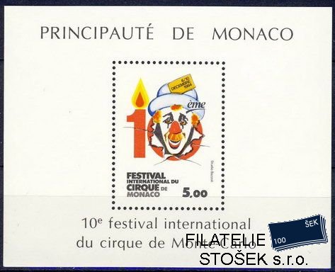 Monako známky Mi Bl.27