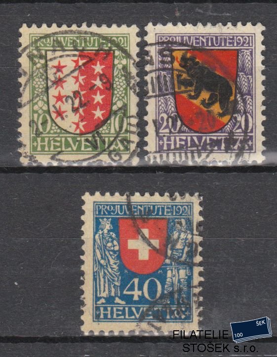 Švýcarsko známky Mi 172-74