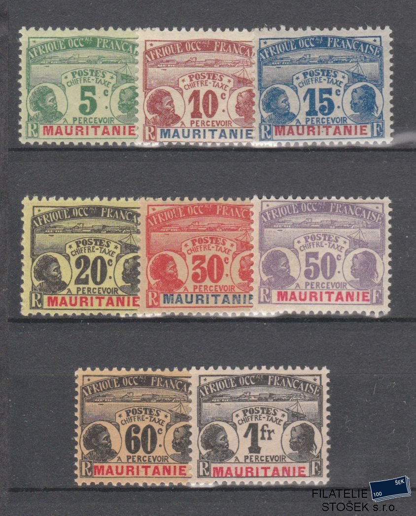 Mauritanie známky Yv TT 9-16