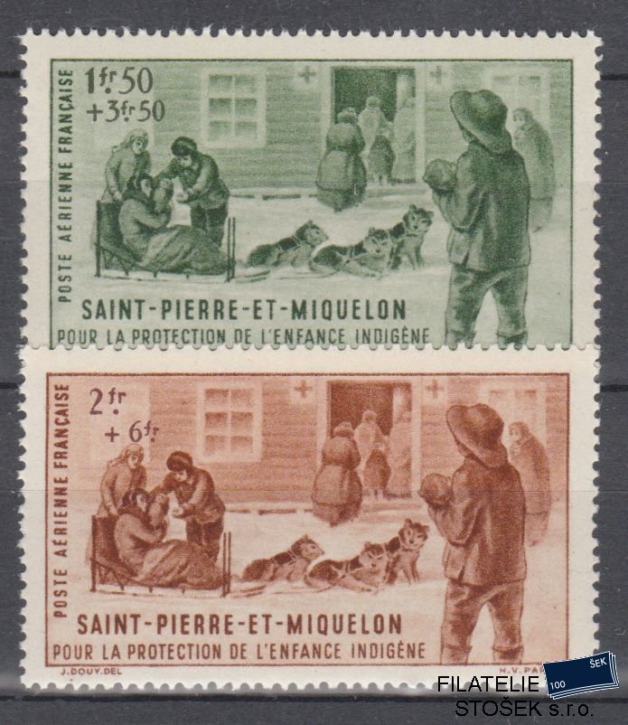 St. Pierre & Miquelon známky Yv PA 001-2
