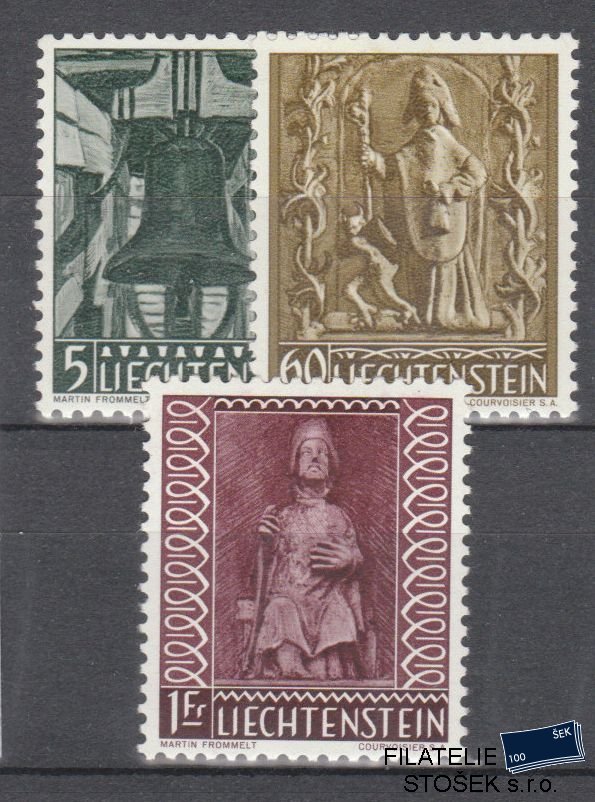 Liechtenstein známky Mi 386-88