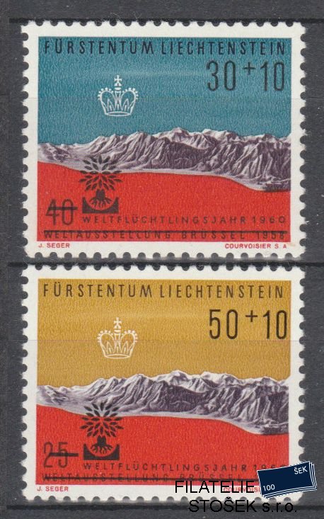 Liechtenstein známky Mi 389-90