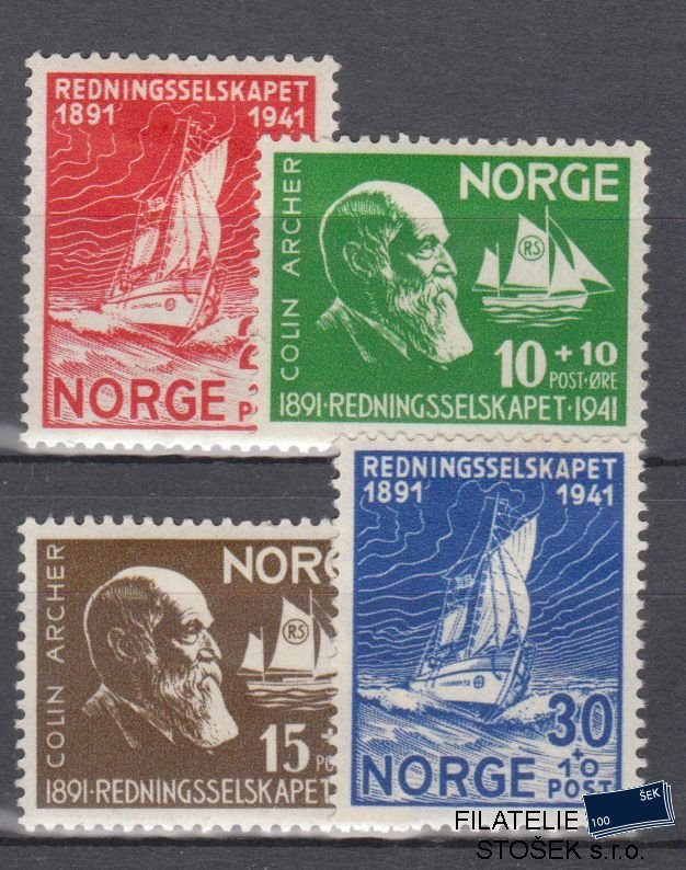 Norsko známky Mi 232-35