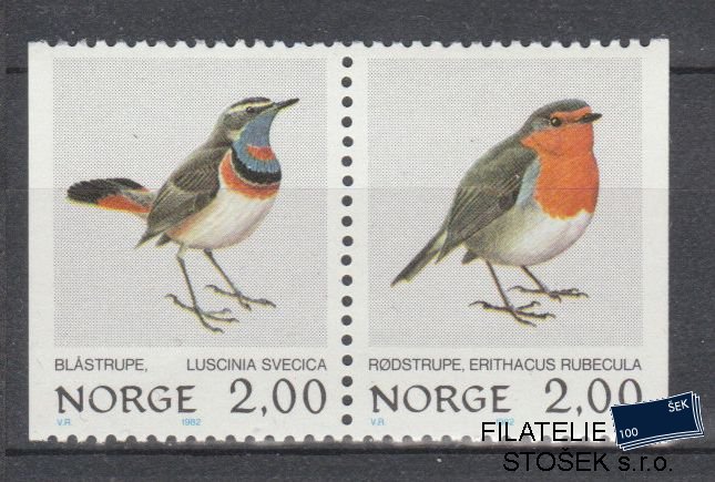 Norsko známky Mi 860-61 - Ptáci