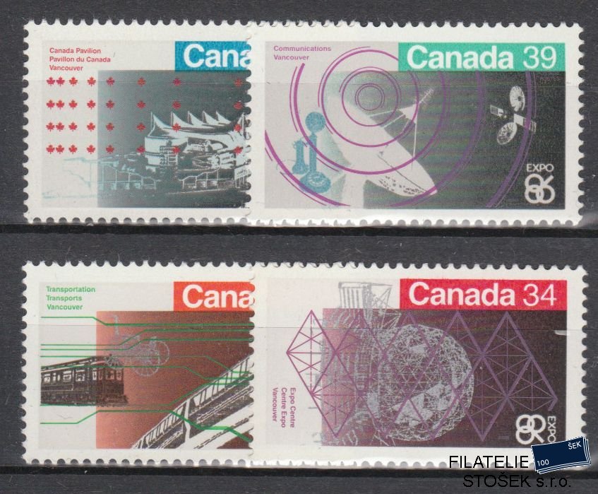 Kanada známky Mi 987-90
