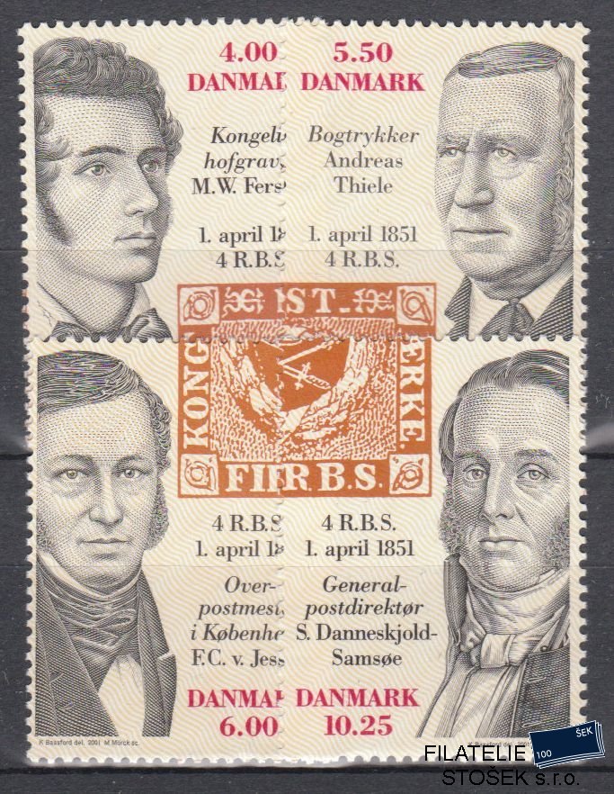Dánsko známky Mi 1273-76